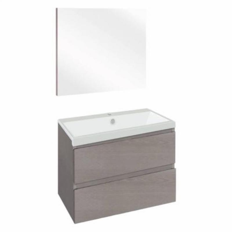 Badmeubelset Differnz The Collection 60x43x61 cm Grijs/Wi...