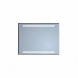 Badkamerspiegel Sanicare Q-Mirrors Twee Horizontale Banen...