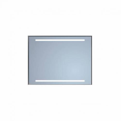 Badkamerspiegel Sanicare Q-Mirrors Twee Horizontale Banen...