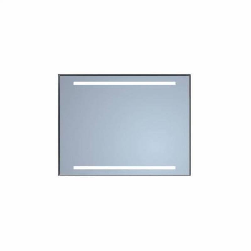 Badkamerspiegel Sanicare Q-Mirrors Twee Horizontale Banen...