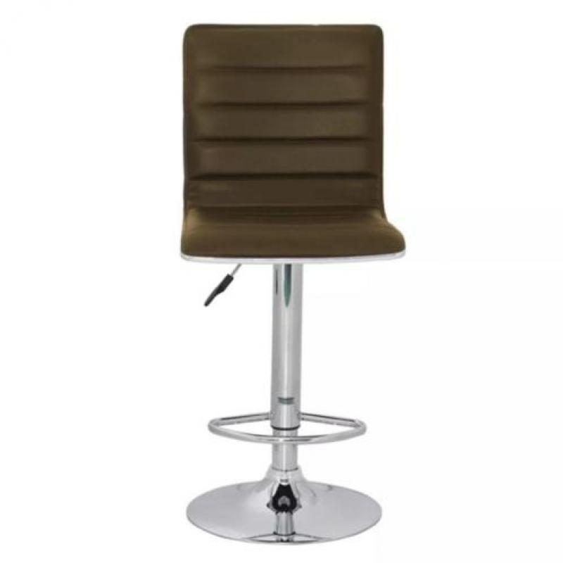 vidaXL Barkrukken Orlando bruin 41x47,5x95-116 cm 2 st