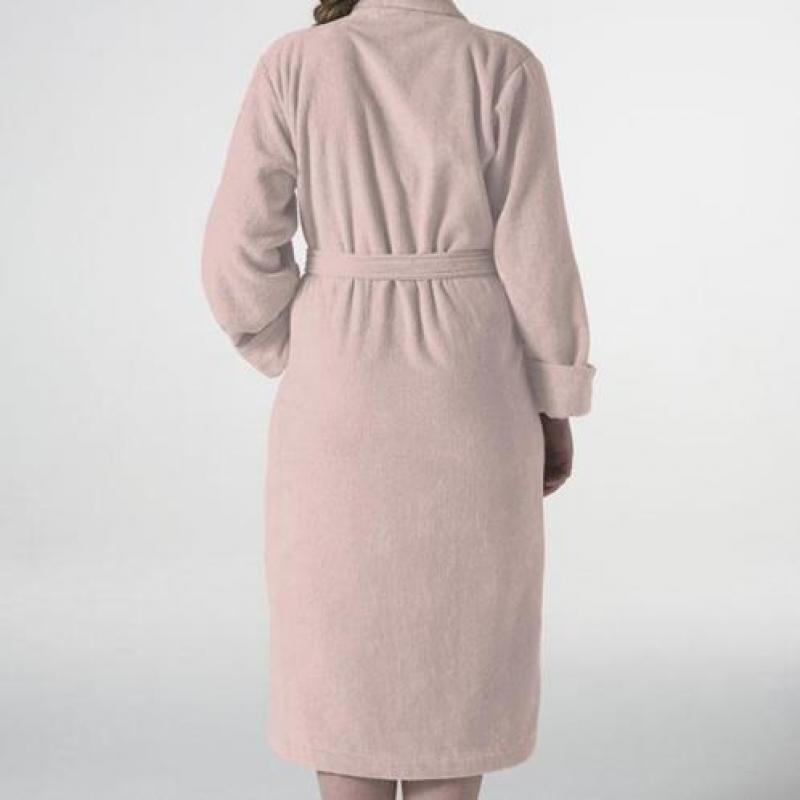 Seahorse Pure Badjas Pearl Pink-Maat: M (Roze, Katoen)