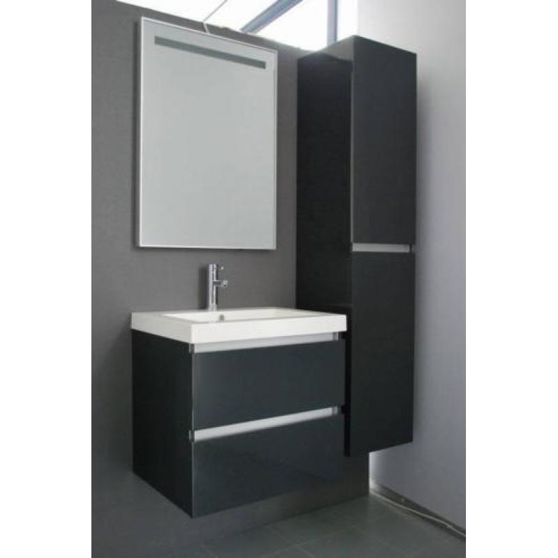 Badmeubel Trend Line 60 cm hoogglans antraciet