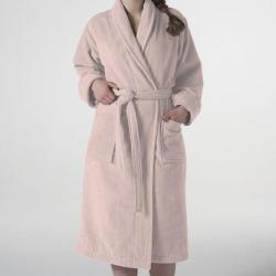 Seahorse Pure Badjas Pearl Pink-Maat: M (Roze, Katoen)