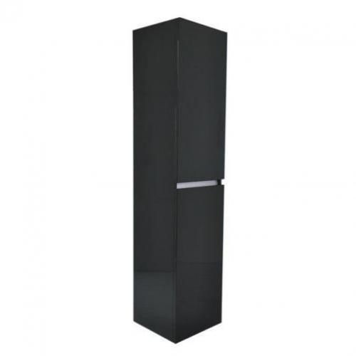 Praya Vision kolomkast 2 deuren 160x35x35cm hoogglans grijs