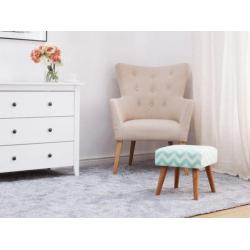 Beliani Manteo - Hocker - Stof - marineblauw