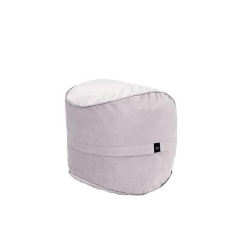 Vetsak poef FootSak Velvet - lichtgrijs