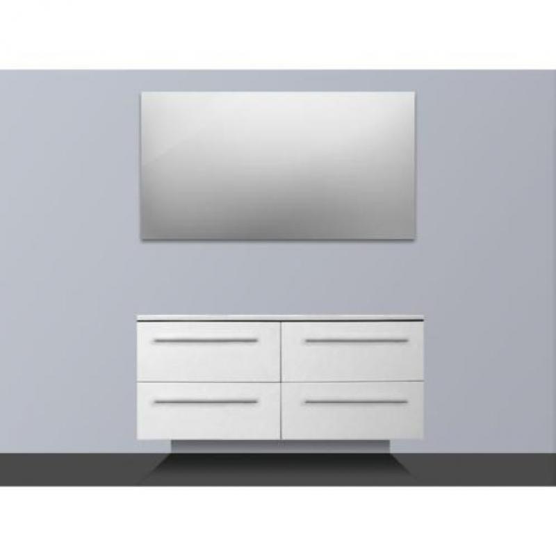Saniclass Exclusive line Kera 120 badmeubel Wit 4 lades