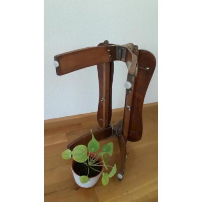 retro vintage kamelenkruk, voetenbankje