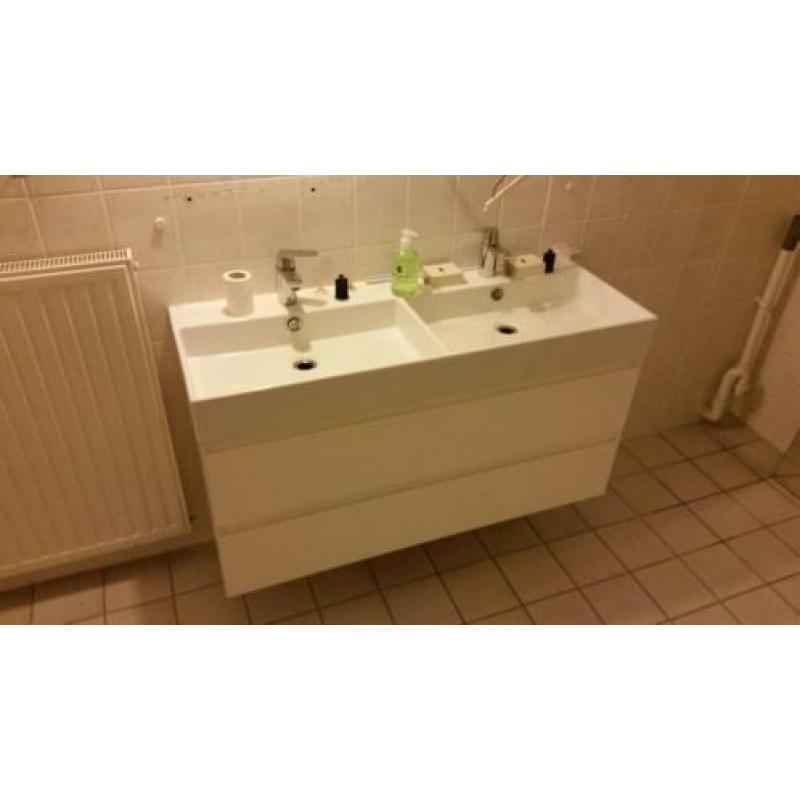 wastafelmeubel wastafel dubbel