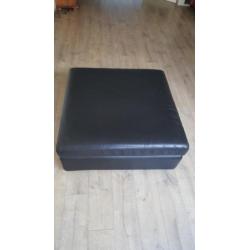 Leren voetenbank salontafel van Cor Design