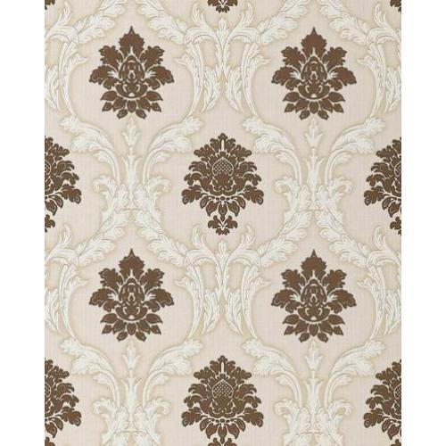 Barok behang EDEM 052-23 vinyl behang damast klassiek chocol