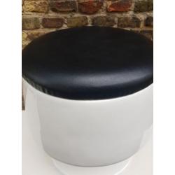 Luxe xware metalen design kruk poef !