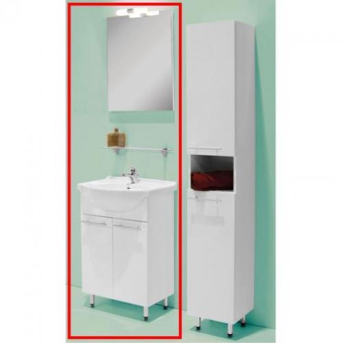 Complete badkamermeubel set Emma 52cm incl Spiegel / verl...