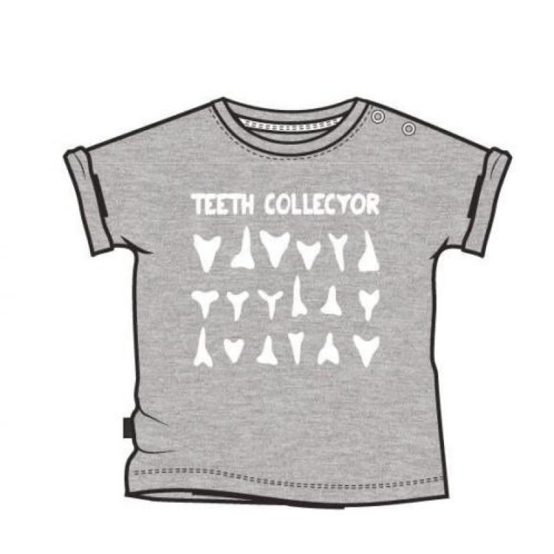 Noeser Tom jersey sweater teeth grey