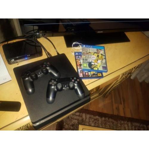 Ps4 slim + 2 controller en games (ruilen)