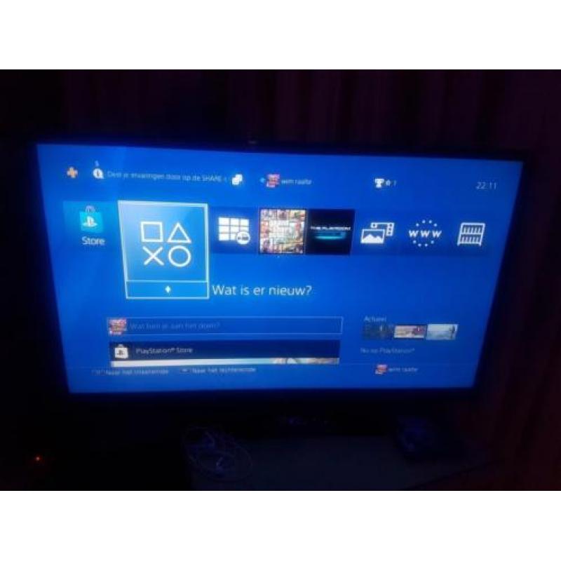 Ps4 slim + 2 controller en games (ruilen)