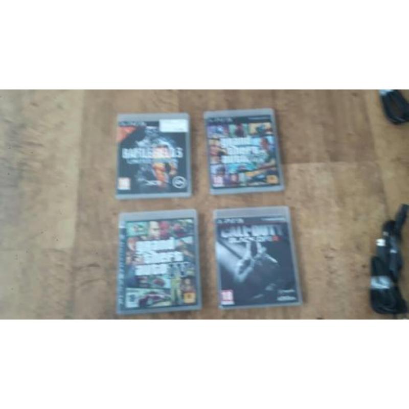 Playstation 3 4 spellen 2 controllers modded account gta 1TB