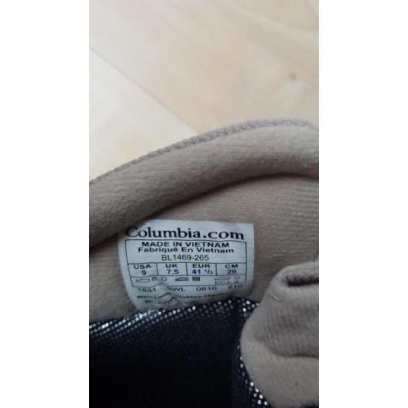 Colombia snowboots maat 41 1/2 vallen kleiner maat 40