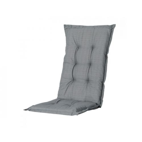 2L Home Tuinstoelkussen Hoge Rug Basic Grijs