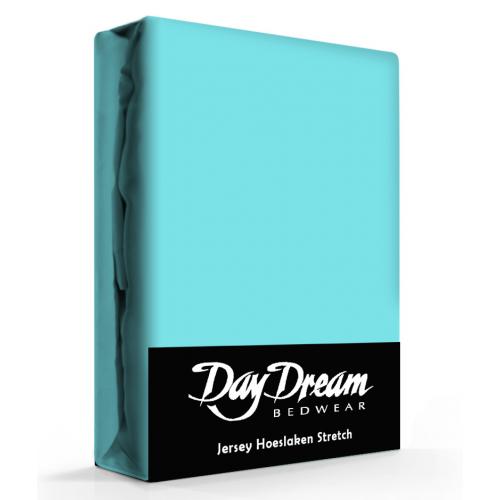 Day Dream Jersey Hoeslaken Aqua-140 x 200 cm